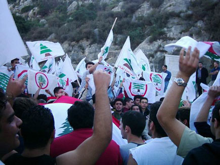 Demonstration against Syrians